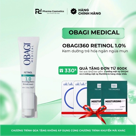 OBAGI360 RETINOL 1.0%/ KEM DƯỠNG DA TRẺ HÓA, NGỪA MỤN