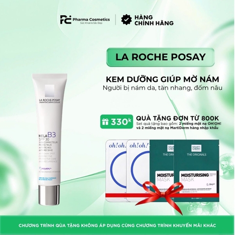 LA ROCHE POSAY MELA B3 ANTI-DARK SPOTS CORRECTIVE PROTECTIVE CARE ANTI-RECURRENCE / KEM DƯỠNG GIÚP MỜ NÁM, NGĂN NGỪA, THÂM NÁM QUAY TRỞ LẠI  