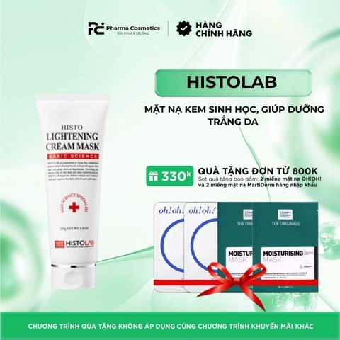 HISTOLAB LIGHTENING CREAM MASK / MẶT NẠ KEM SINH HỌC, GIÚP DƯỠNG TRẮNG DA