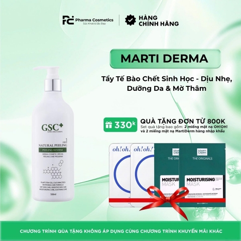 GSC NATURAL PEELING: Tẩy Tế Bào Chết Sinh Học - Dịu Nhẹ, Dưỡng Da & Mờ Thâm