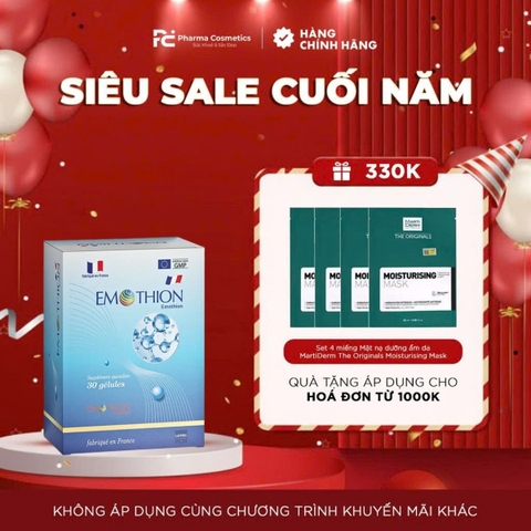 ( DATE 7/2028 ) EMOTHION: Liệu Pháp Đột Phá - Tăng Cường Miễn Dịch, Trắng Da & Chống Oxy Hóa Mạnh Mẽ