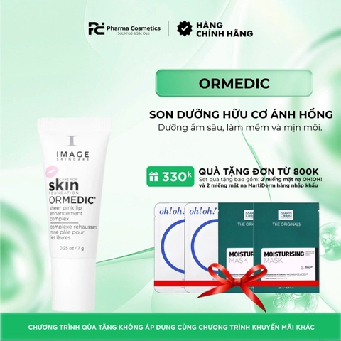 ORMEDIC® SHEER PINK LIP ENHANCEMENT COMPLEX / SON DƯỠNG HỮU CƠ ÁNH HỒNG GIÚP MÔI MỀM MỊN & TƯƠI TẮN