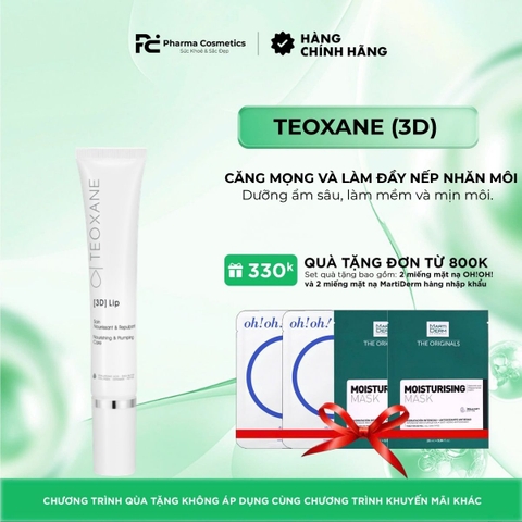 TEOXANE (3D) Lip/ SON DƯỠNG ẨM, LÀM CĂNG MỌNG VÀ LÀM ĐẦY NẾP NHĂN MÔI