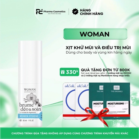 WOMAN ESSENTIALS BRUME DÉO & SOIN/ XỊT KHỬ MÙI VÀ ĐIỀU TRỊ MÙI VÙNG KÍN