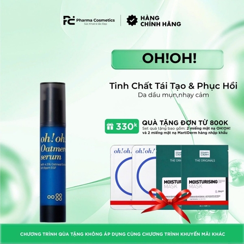 OH!OH! OATMERE SERUM: Tinh Chất Tái Tạo & Phục Hồi Chuyên Sâu, Cho Làn Da Săn Chắc & Mịn Màng