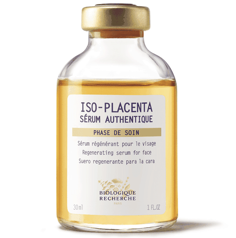 BIOLOGIQUE RECHERCHE SÉRUM ISO-PLACENTA / TINH CHẤT TÁI TẠO VÀ PHỤC HỒI LÀN DA ĐANG ĐỐI MẶT VỚI CÁC VẤN ĐỀ VỀ MỤN VÀ VẾT THÂM 30ml