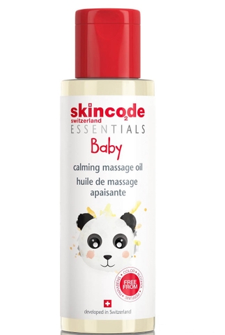 SKINCODE ESSENTIALS BABY CALMING MASSAGE OIL / TINH DẦU MASSAGE DỊU NHẸ NUÔI DƯỠNG VÀ BẢO VỆ DA TRẺ EM