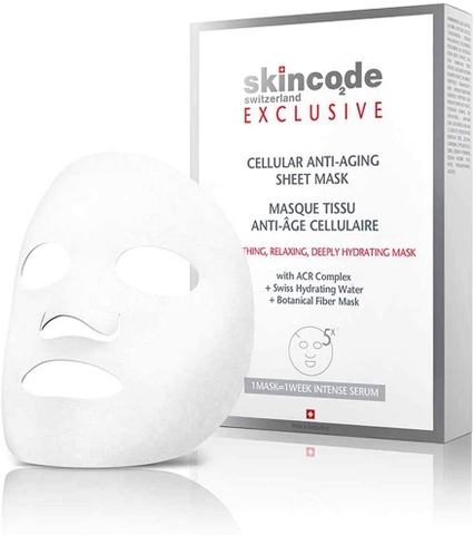 SKINCODE EXCLUSIVE CELLULAR ANTI_AGING SHEET MASK / MẶT NẠ TẾ BÀO CHỐNG LÃO HÓA DA