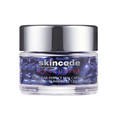 SKINCODE EXCLUSIVE CELLULAR PERFECT SKIN CAPSULES / VIÊN NGỌC TRAI XÓA NẾP NHĂN VÀ TÁI TẠO DA