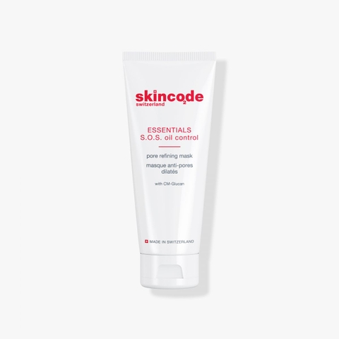 SKINCODE S.0.S OIL CONTROL PORE REFINING MASK / MẶT NẠ ĐIỀU TRỊ MỤN, ỔN ĐỊNH DẦU VÀ SE KHÍT CHÂN LÔNG