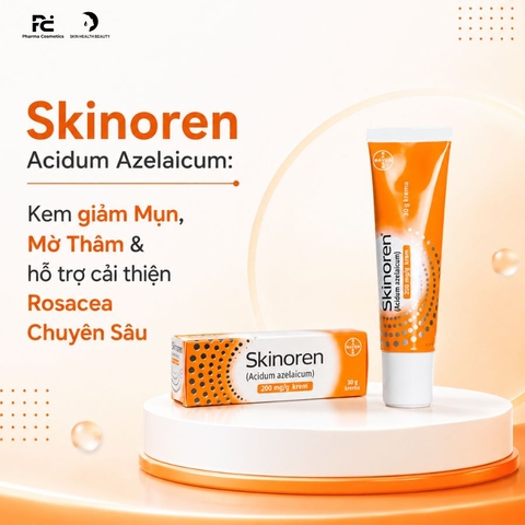 Skinoren Acidum Azelaicum: Kem Trị Mụn, Mờ Thâm & Điều Trị Rosacea Chuyên Sâu