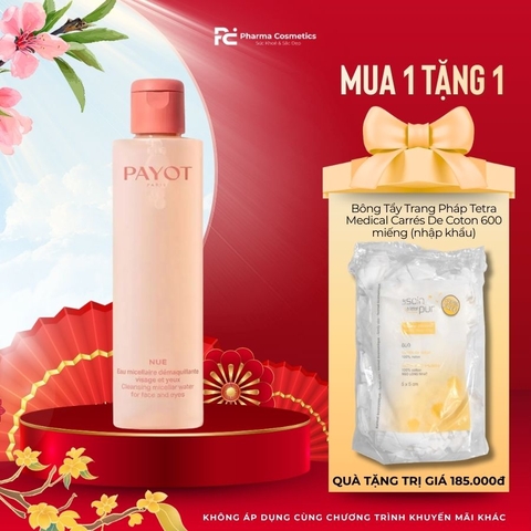PAYOT CLEANSING MICELLAR WATER FOR FACE & EYES / NƯỚC TẨY TRANG SẠCH SÂU CHO MẶT & MẮT