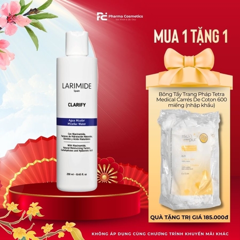 LARIMIDE CLARIFY LARIMIDE / NƯỚC TẨY TRANG ĐA NĂNG NIACIN 3% 