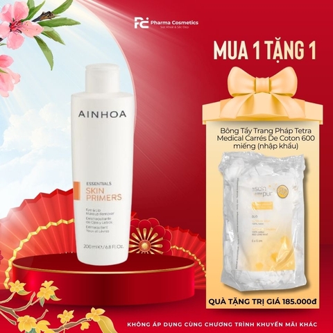 AINHOA SKIN PRIMERS EYE & LIP MAKEUP REMOVER / NƯỚC TẨY TRANG MẮT VÀ MÔI ( THUẦN CHAY)