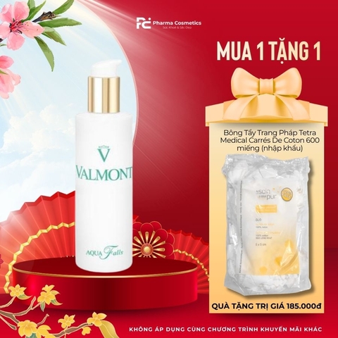 VALMONT AQUA FALLS: Nước Tẩy Trang Cấp Tốc - Dịu Nhẹ, Cân Bằng & Tươi Mới Làn Da