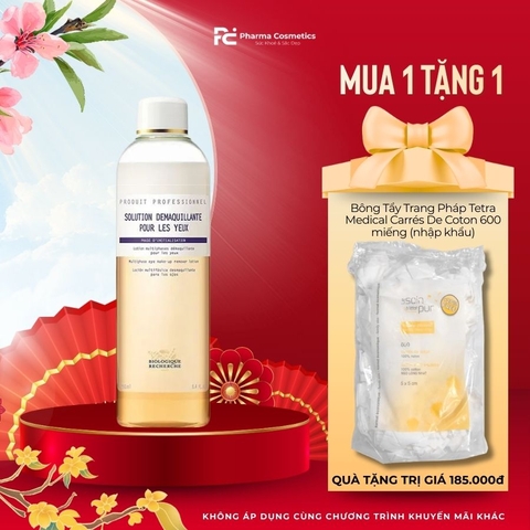 BIOLOGIQUE RECHERCHE SOLUTION DÉMAQUILLANTE POUR LES YEUX / DUNG DỊCH TẨY TRANG MẮT 250ML