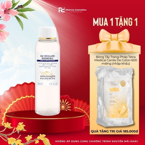 BIOLOGIQUE RECHERCHE EAU MICELLAIRE BIOSENSIBLE  100ML/ NƯỚC TẨY TRANG