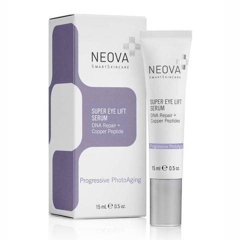 NEOVA SUPER EYE LIFT SERUM/ DNA Repair + Copper Peptide / SERUM CẤP ẨM, XÓA NHĂN, LÀM SÁNG VÙNG DA MẮT
