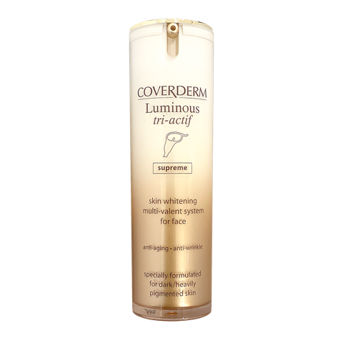 COVERDERM LUMINOUS SUPREME TRI-ACTIF / KEM LÀM MỜ CÁC VẾT NÁM ĐẬM VÀ LỚN DÙNG BAN ĐÊM