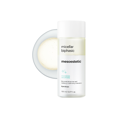 Mesoestetic Micellar Biphasic: Nước Tẩy Trang Hai Pha Dịu Nhẹ Cho Mắt Và Môi