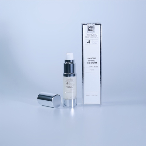 Profiderm Professional Diamond Eye Cream: Kem Dưỡng Mắt Kim Cương 7 Trong 1 – Đánh Tan Quầng Thâm, Bọng Mắt Và Nếp Nhăn