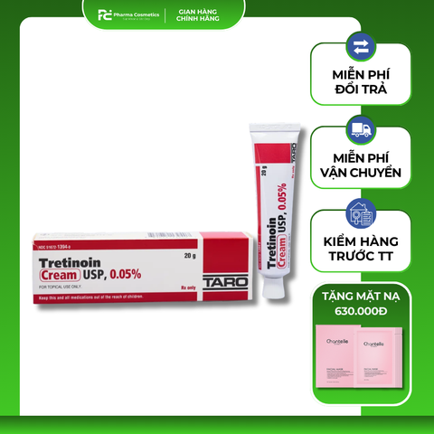 TRETINOIN TARO CREAM USP: Liệu Pháp Đặc Trị Mụn, Nếp Nhăn & Sắc Tố Với Hiệu Quả Đã Được FDA Công Nhận