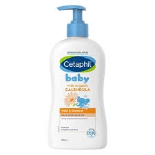 CETAPHIL BABY WASH & SHAMPOO VỚI HOA CÚC CALENDULA HỮU CƠ/ SỮA TẮM GỘI DỊU LÀNH CHO BÉ