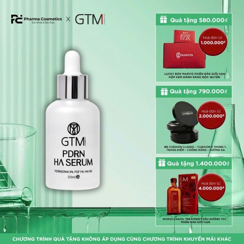 GTM PDRN HA SERUM / SERUM DƯỠNG ẨM CHO DA, TRẺ HOÁ VÀ SÁNG DA