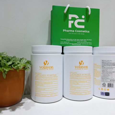 VOLAYON LATEENIX POWDER: Mặt Nạ Dưỡng Sáng & Tăng Cường Sức Sống Cho Làn Da
