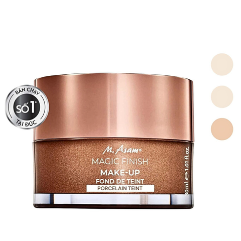 M. ASAM® MAGIC FINISH MAKE-UP MOUSSE 30ML / KEM NỀN MÂY 4 TRONG 1 TONE TỰ NHIÊN 