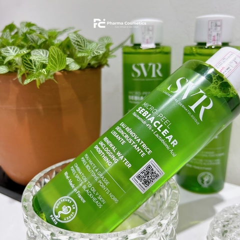 SVR Sebiaclear Micro-Peel: Nước Cân Bằng  Giải Pháp Thu Nhỏ Lỗ Chân Lông Và Giảm Mụn Vượt Trội