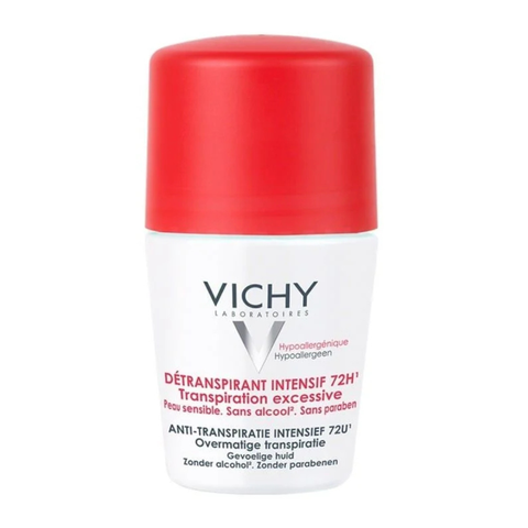 VICHY DÉTRANSPIRANT INTENSIF 72H TRANSPIRATION EXCESSIVE / LĂN GIÚP KHÔ THOÁNG VÙNG DA DƯỚI CÁNH TAY 50ml 