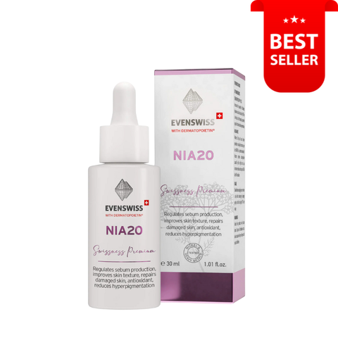 ( Date 7-2027 ) EVENSWISS NIA20 / TINH CHẤT CHĂM SÓC DA ĐA NĂNG
