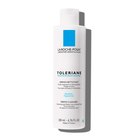 LA ROCHE POSAY TOLERIANE DERMO-CLEANSER CLEANSING AND MAKE-UP REMOVAL FLUID / SỮA RỬA MẶT VÀ TẨY TRANG DA NHẠY CẢM 