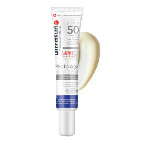 ULTRASUN SPF50+ Photo Age Contro Fluid Anti-Pigmentation/ Kem Chống Nắng Ultrasun Double 4 trong 1 pa +++