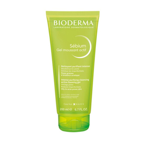 BIODERMA SÉBIUM GEL MOUSSANT ACFIF / GEL RỬA MẶT CÓ CHỨA BỘ ĐỘI HOẠT CHẤT AHA,BHA
