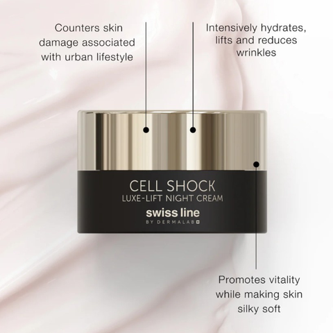 SWISS LINE CS LUXE-LIFT NIGHT CREAM / KEM DƯỠNG TINH CHẤT VÀNG TRẺ HÓA VÀ NÂNG CƠ TOÀN DIỆN BAN ĐÊM