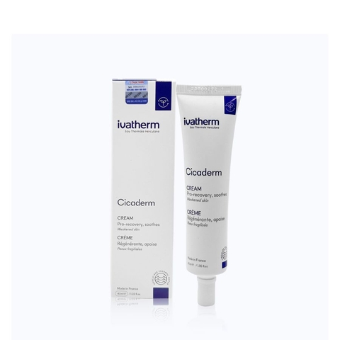 Ivatherm Cicaderm Cream: Kem Tái Tạo Da Chuyên Biệt - Phục Hồi Tổn Thương & Ngăn Ngừa Sẹo