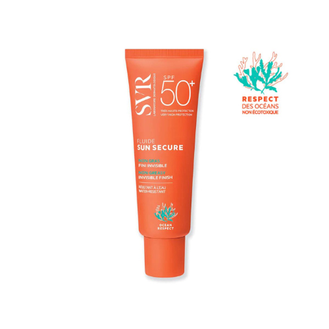 SVR SUN SECURE FLUIDE SPF50+ 50ML/ KEM CHỐNG NẮNG TRONG SUỐT VÀ KHÔNG GÂY NHỜN DA SVR SUN SECURE FLUIDE SPF50+ 50ML