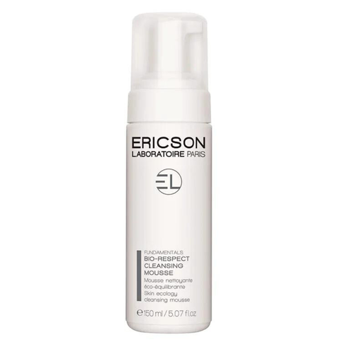 ERICSON BIO-RESPECT CLEANSING MOUSSE: Bọt Rửa Mặt Làm Sạch Dịu Nhẹ, Duy Trì Làn Da Khỏe Mạnh