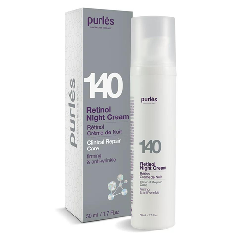 PURLÉS RETINOL NIGHT CREAM / KEM TRẺ HÓA BAN ĐÊM GIÚP TĂNG CƯỜNG TÁI TẠO TRẺ HÓA DA MẠNH MẼ, TRẮNG SÁNG, ĐỒNG ĐỀU MÀU DA, CHỐNG TẮC NGHẼN