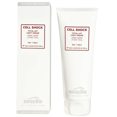 SWISS LINE CELL SHOCK LUXE-LIFT LIGHT CREAM / KEM CHỐNG LÃO HÓA TOÀN DIỆN DA HỖN HỢP, DẦU (250ML)