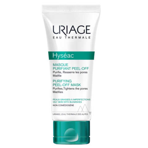 URIAGE HYSÉAC MASQUE PURIFIANT PEEL-OFF / MẶT NẠ LỘT SE KHÍT LỖ CHÂN LÔNG, GIẢM THÂM CHO DA DẦU, MỤN