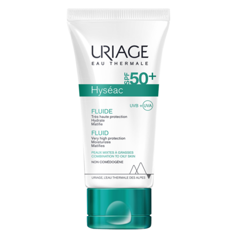 URIAGE HYSÉAC SPF50+ UVB/UVA FLUIDE / SỮA CHỐNG NẮNG CHO DA DẦU, MỤN SPF50+