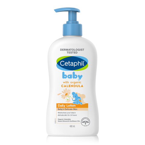 CETAPHIL BABY DAILY LOTION/  SỮA DƯỠNG ẨM CHO BÉ VỚI HOA CÚC CALENDULA HỮU CƠ