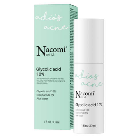 NACOMI NEXT LEVEL GLYCOLIC ACID 10% / TINH CHẤT TẨY TẾ BÀO CHẾT, KÍCH THÍCH TÁI TẠO TẾ BÀO DA