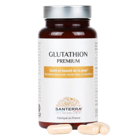 SANTERRA GLUTATHION PREMIUM / VIÊN UỐNG TRẮNG DA, THẢI ĐỘC, TĂNG ĐỀ KHÁNG ( THUẦN CHAY)