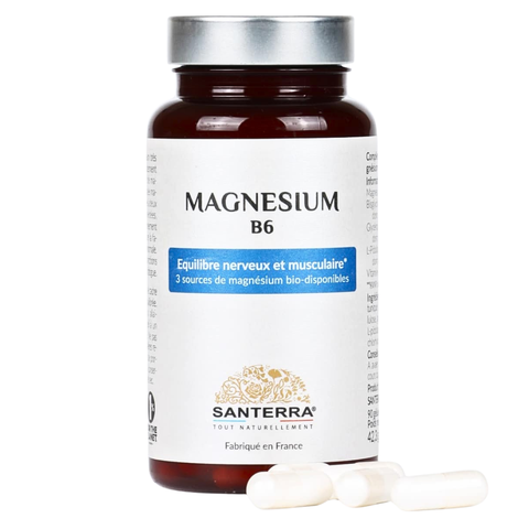 SANTERRA MAGNESIUM B6 / VIÊN UỐNG HỖ TRỢ SỨC KHỎE ( THUẦN CHAY)