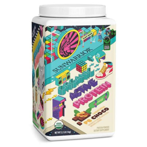 SUNWARRIOR ORGANIC ACTIVE PROTEIN PB CHOCO / PROTEIN THỰC VẬT HỮU CƠ ( VỊ SÔCÔLA)