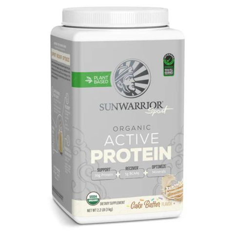 SUNWARRIOR ORGANIC ACTIVE PROTEIN CAKE BATTER / PROTEIN THỰC VẬT HỮU CƠ